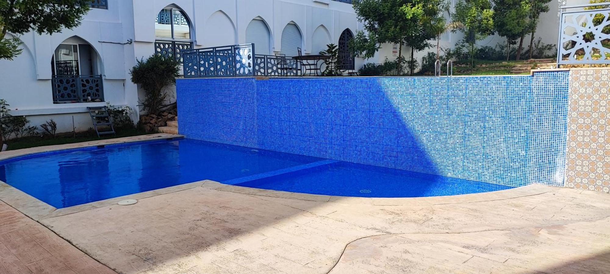 Magnifique Appartement De Standing A Tanger Avec Vue Sur Mer Et Acces Piscine Tânger Exterior foto